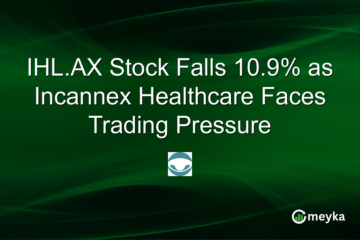 IHL.AX Stock Falls 10.9% as Incannex Healthcare Faces Trading Pressure