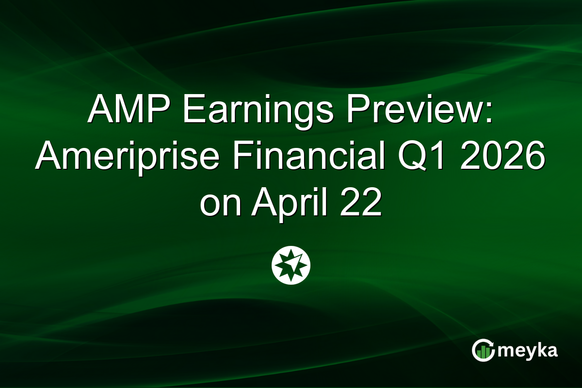 AMP Earnings Preview: Ameriprise Financial Q1 2026 on April 22