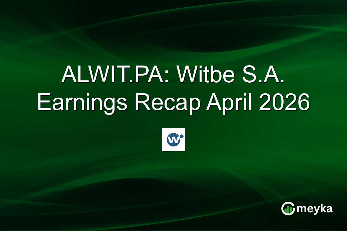 ALWIT.PA: Witbe S.A. Earnings Recap April 2026