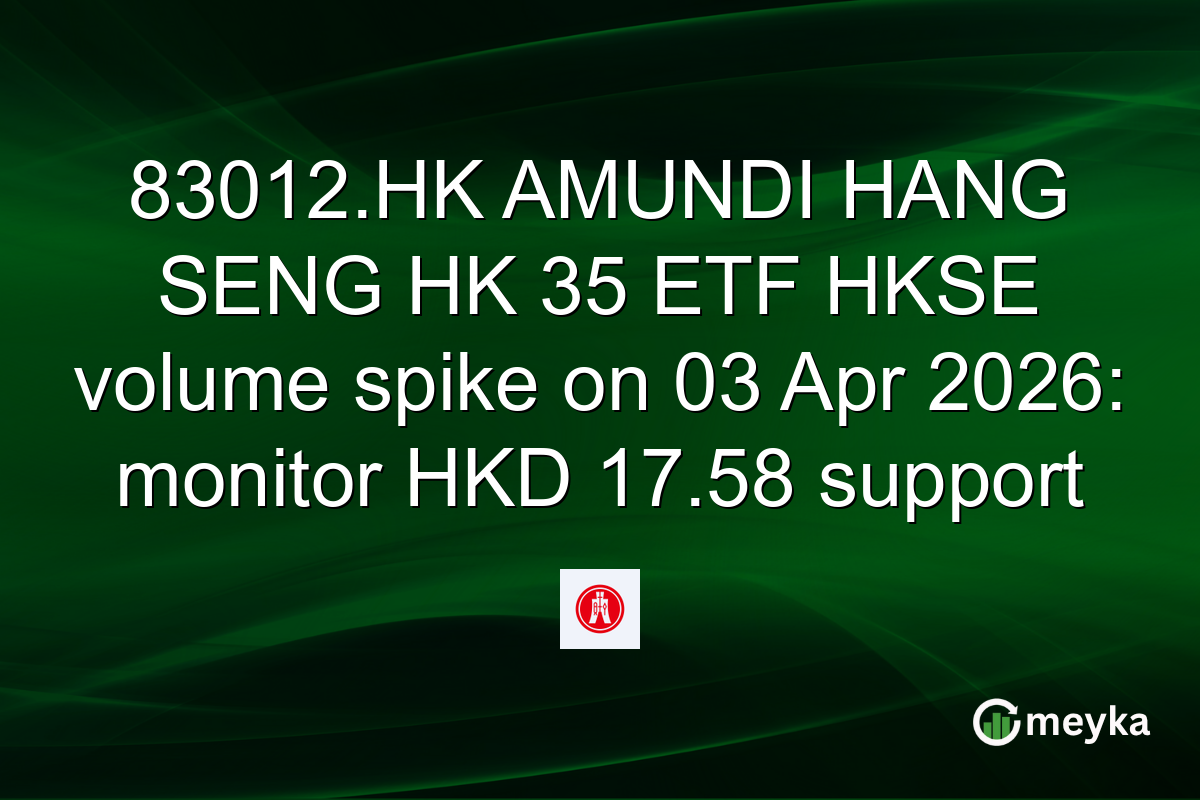 83012.HK AMUNDI HANG SENG HK 35 ETF HKSE volume spike on 03 Apr 2026: monitor HKD 17.58 support