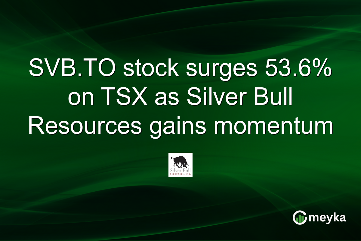 SVB.TO stock surges 53.6% on TSX as Silver Bull Resources gains momentum