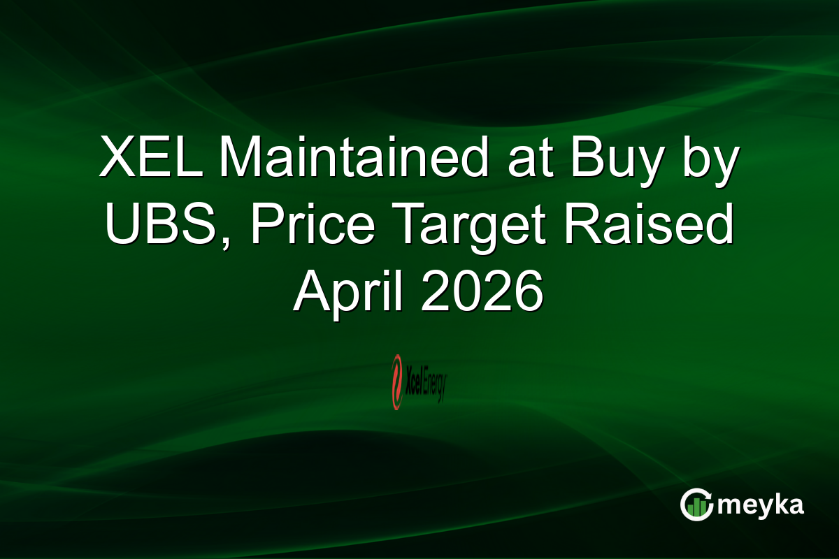 XEL Maintained at Buy by UBS, Price Target Raised April 2026