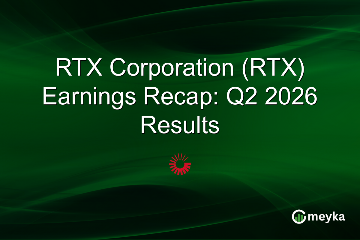 RTX Corporation (RTX) Earnings Recap: Q2 2026 Results