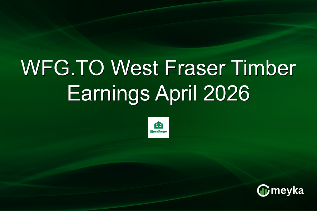 WFG.TO West Fraser Timber Earnings April 2026