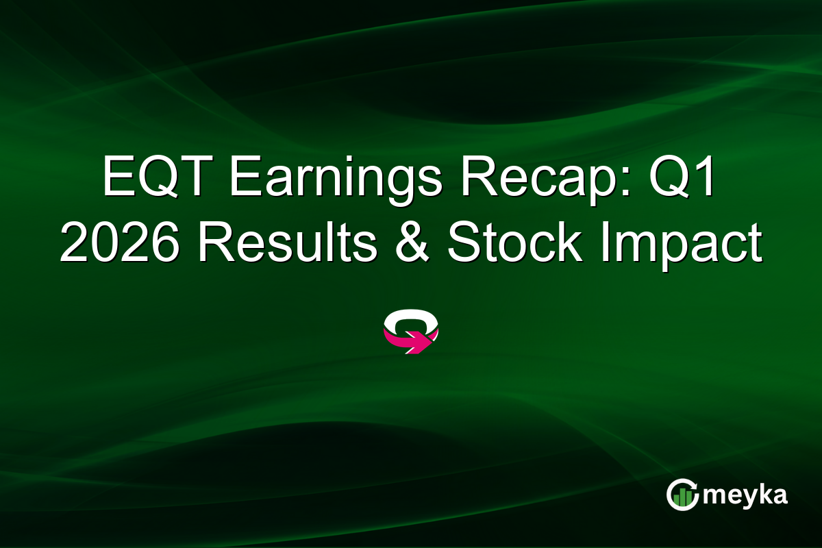 EQT Earnings Recap: Q1 2026 Results & Stock Impact