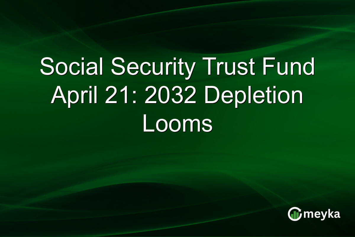 Social Security Trust Fund April 21: 2032 Depletion Looms