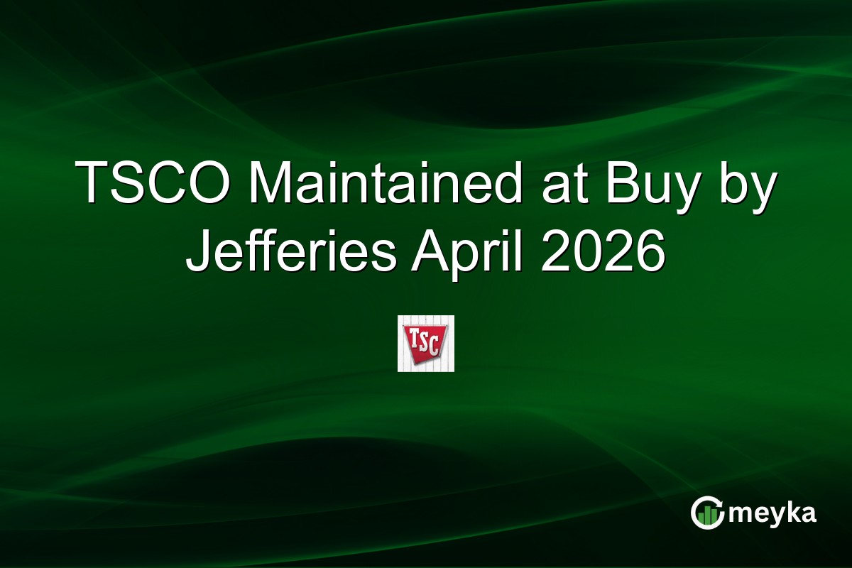 TSCO Maintained at Buy by Jefferies April 2026