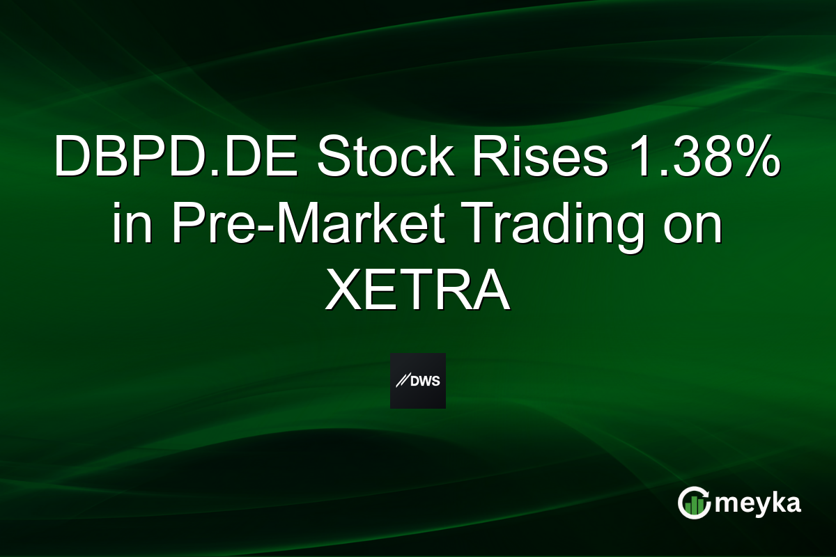 DBPD.DE Stock Rises 1.38% in Pre-Market Trading on XETRA