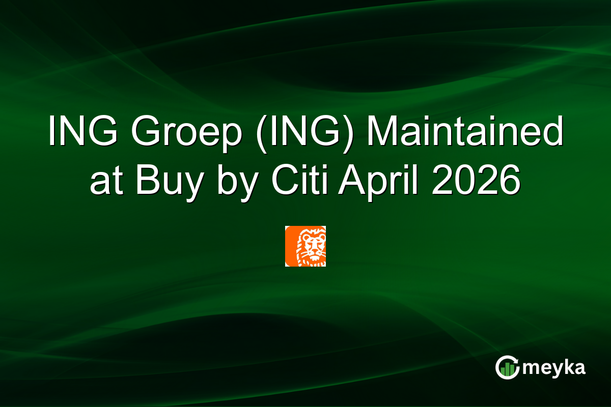 ING Groep (ING) Maintained at Buy by Citi April 2026