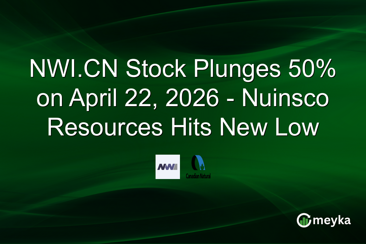 NWI.CN Stock Plunges 50% on April 22, 2026 – Nuinsco Resources Hits New Low