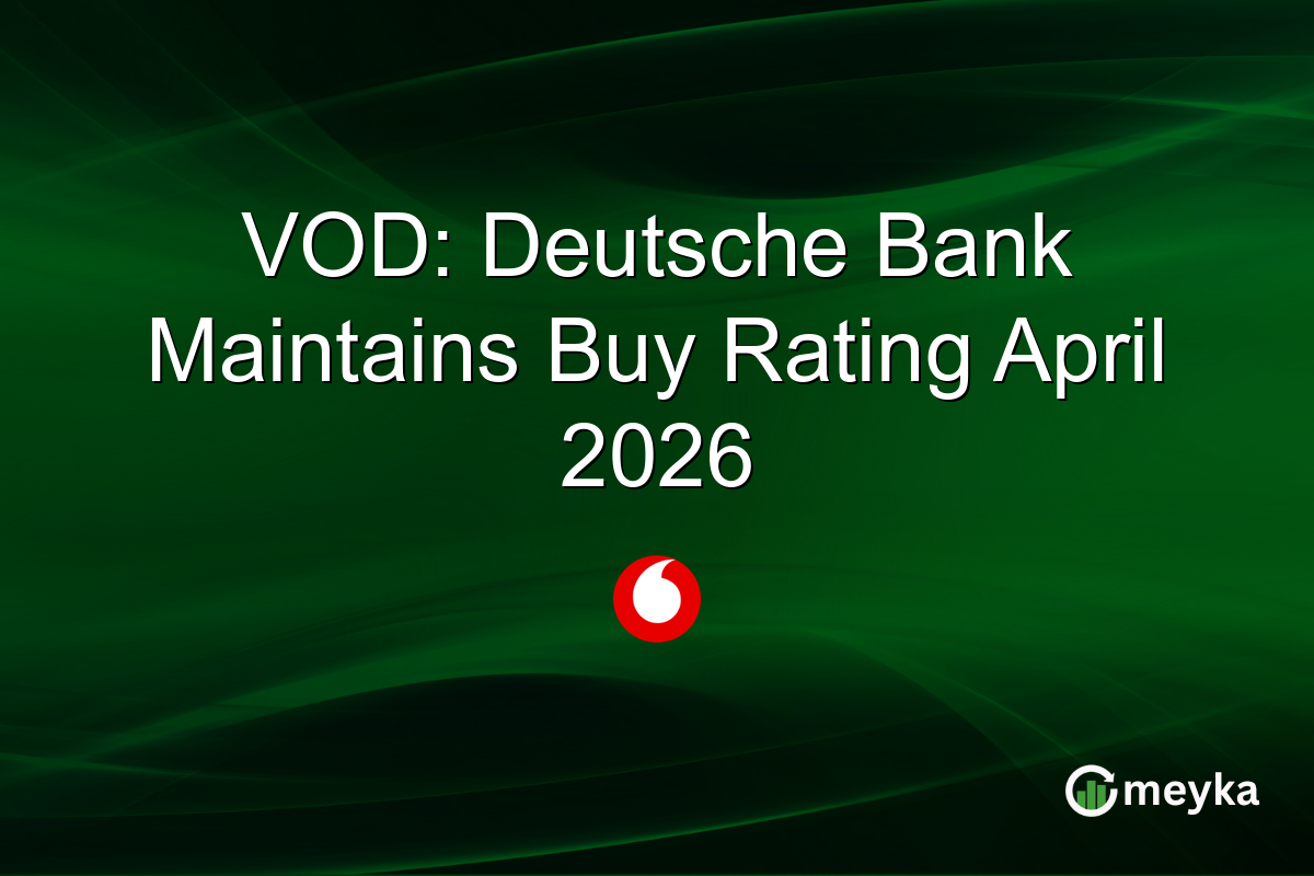 VOD: Deutsche Bank Maintains Buy Rating April 2026
