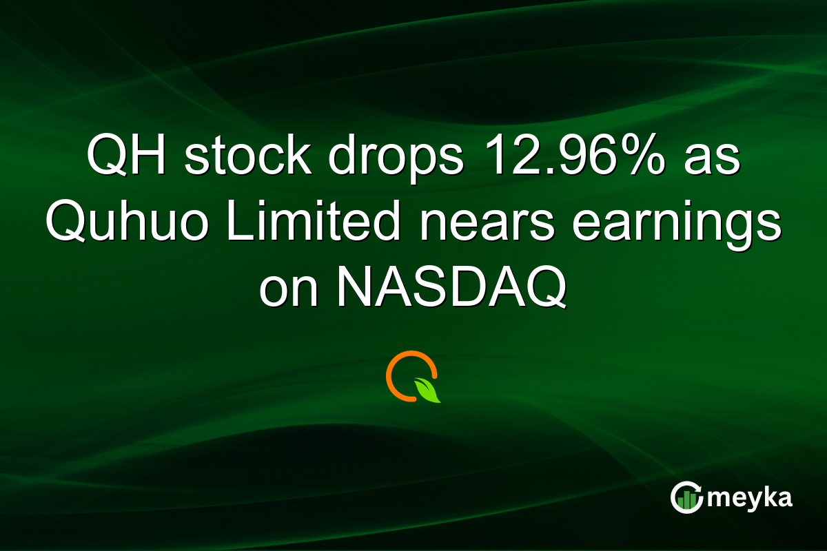 QH stock drops 12.96% as Quhuo Limited nears earnings on NASDAQ