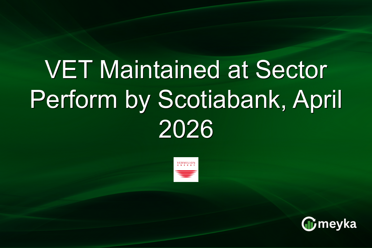 VET Maintained at Sector Perform by Scotiabank, April 2026