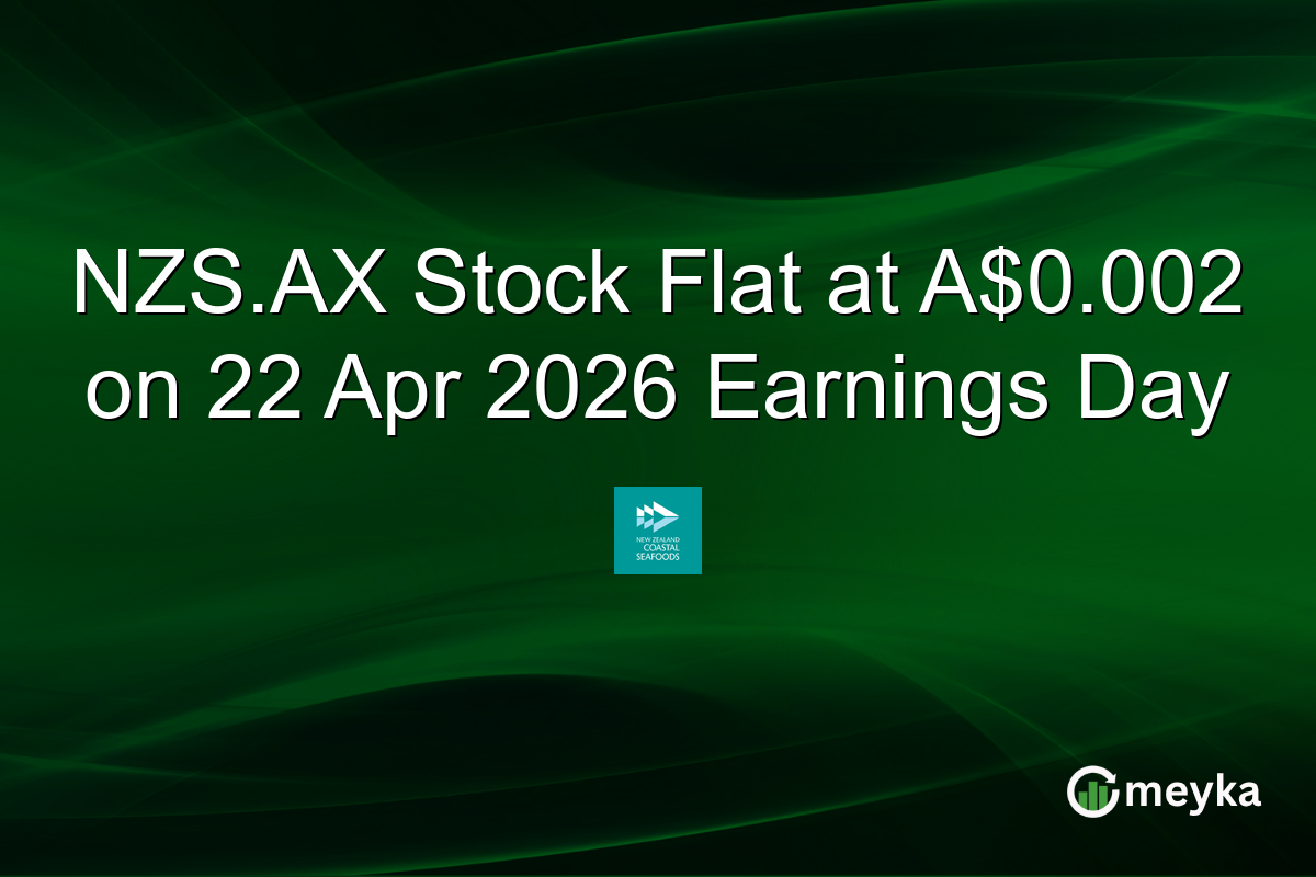 NZS.AX Stock Flat at A$0.002 on 22 Apr 2026 Earnings Day