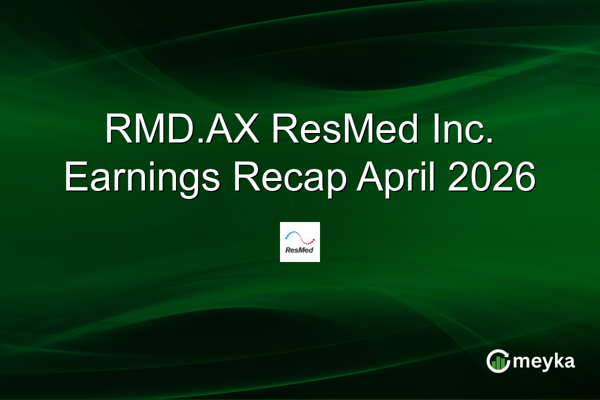 RMD.AX ResMed Inc. Earnings Recap April 2026