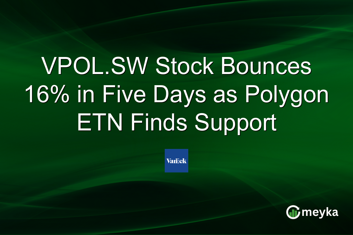 VPOL.SW Stock Bounces 16% in Five Days as Polygon ETN Finds Support