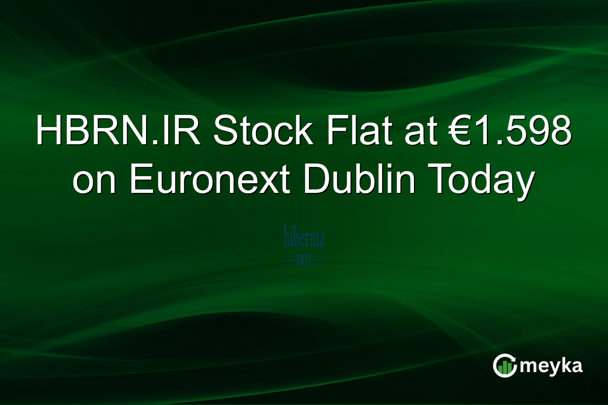 HBRN.IR Stock Flat at €1.598 on Euronext Dublin Today