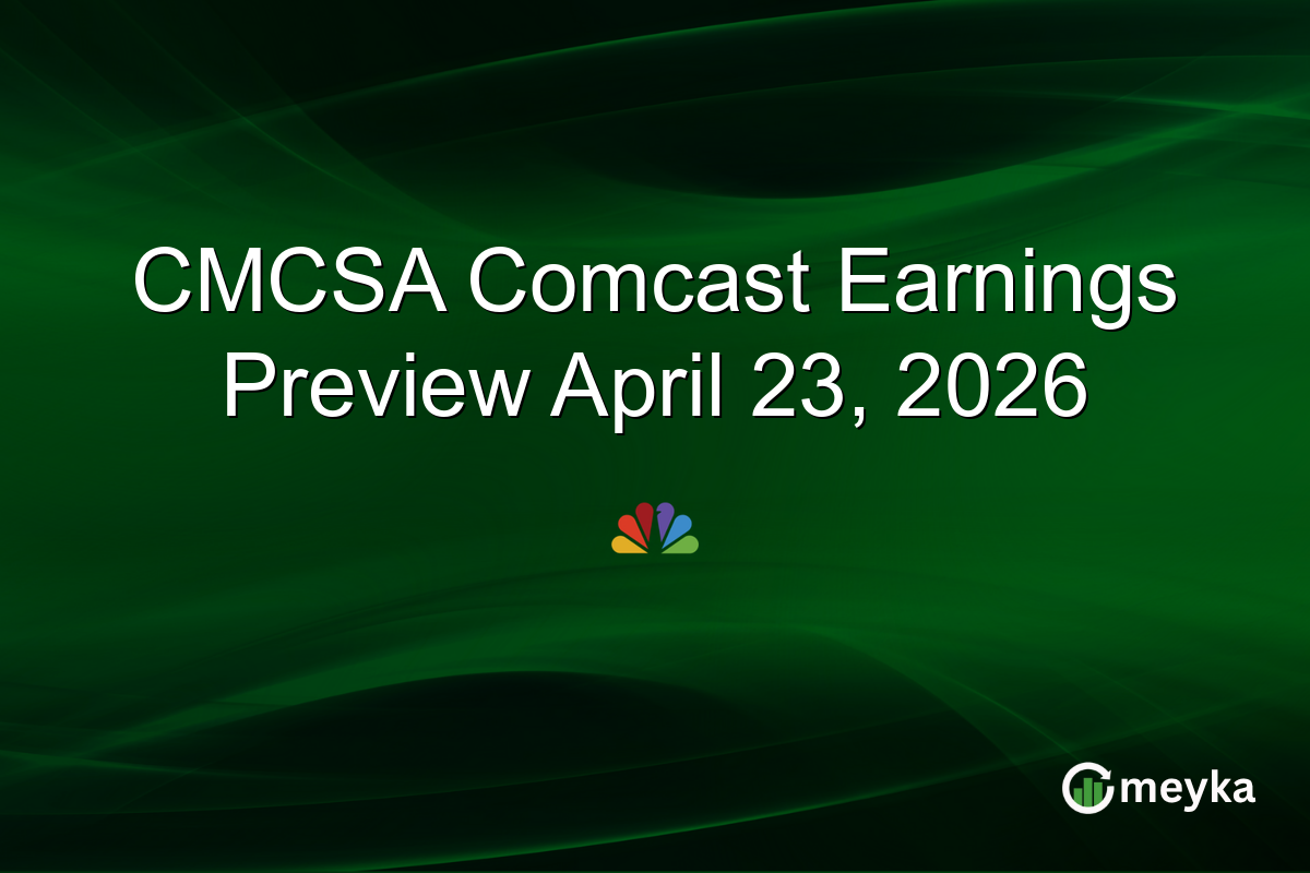 CMCSA Comcast Earnings Preview April 23, 2026