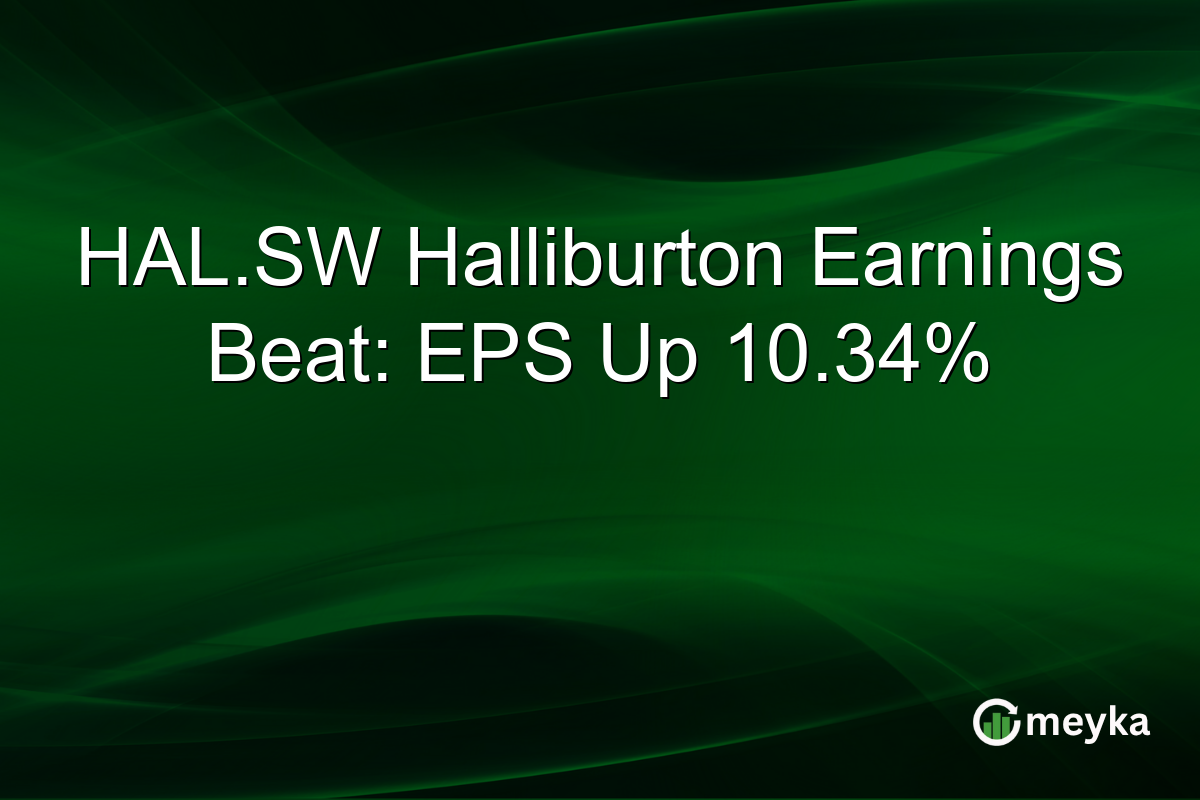 HAL.SW Halliburton Earnings Beat: EPS Up 10.34%