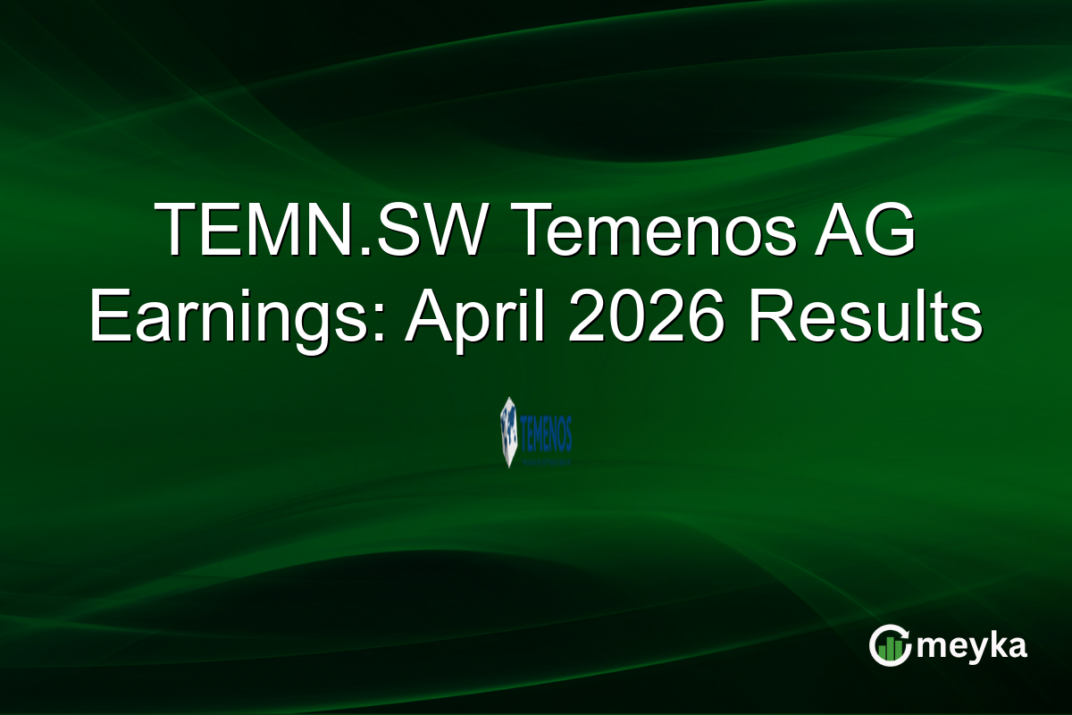 TEMN.SW Temenos AG Earnings: April 2026 Results