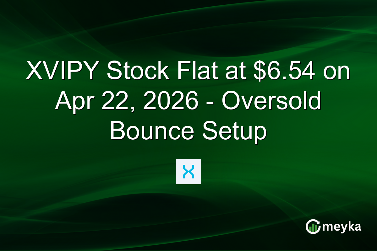 XVIPY Stock Flat at $6.54 on Apr 22, 2026 – Oversold Bounce Setup
