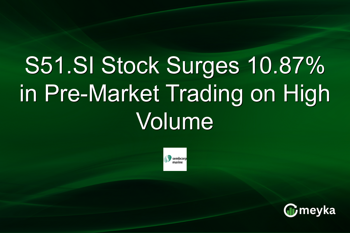 S51.SI Stock Surges 10.87% in Pre-Market Trading on High Volume