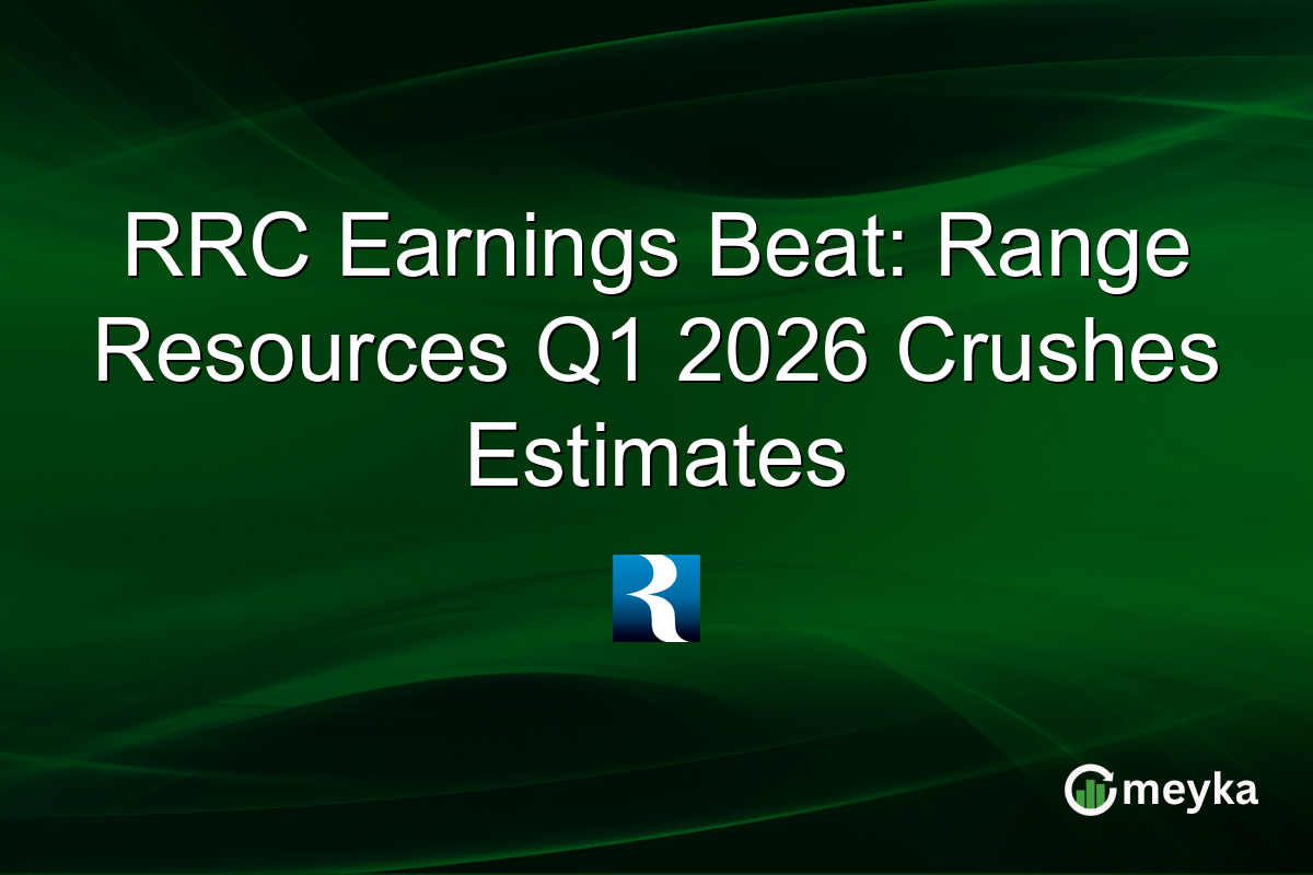 RRC Earnings Beat: Range Resources Q1 2026 Crushes Estimates