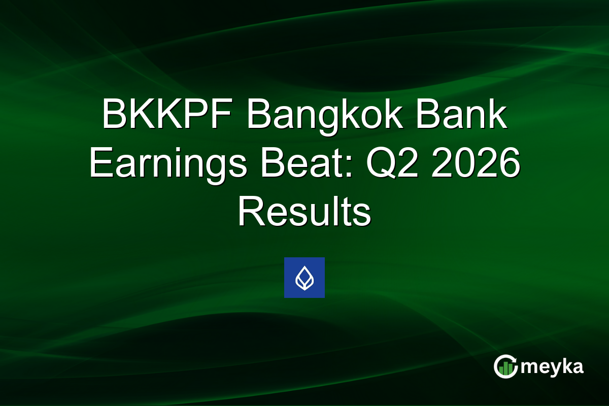 BKKPF Bangkok Bank Earnings Beat: Q2 2026 Results