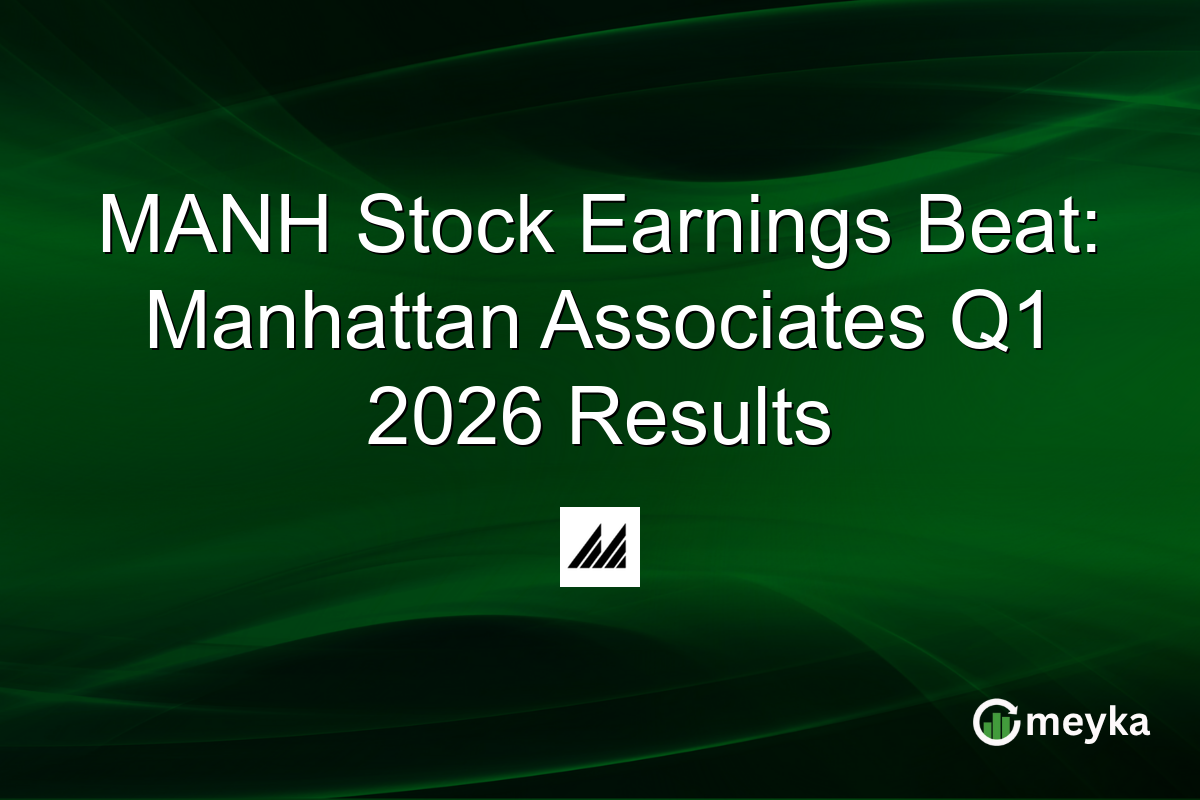 MANH Stock Earnings Beat: Manhattan Associates Q1 2026 Results