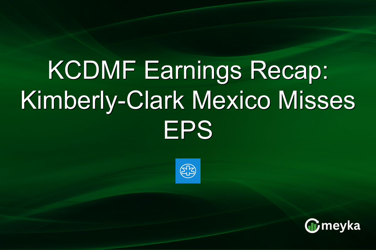 KCDMF Earnings Recap: Kimberly-Clark Mexico Misses EPS