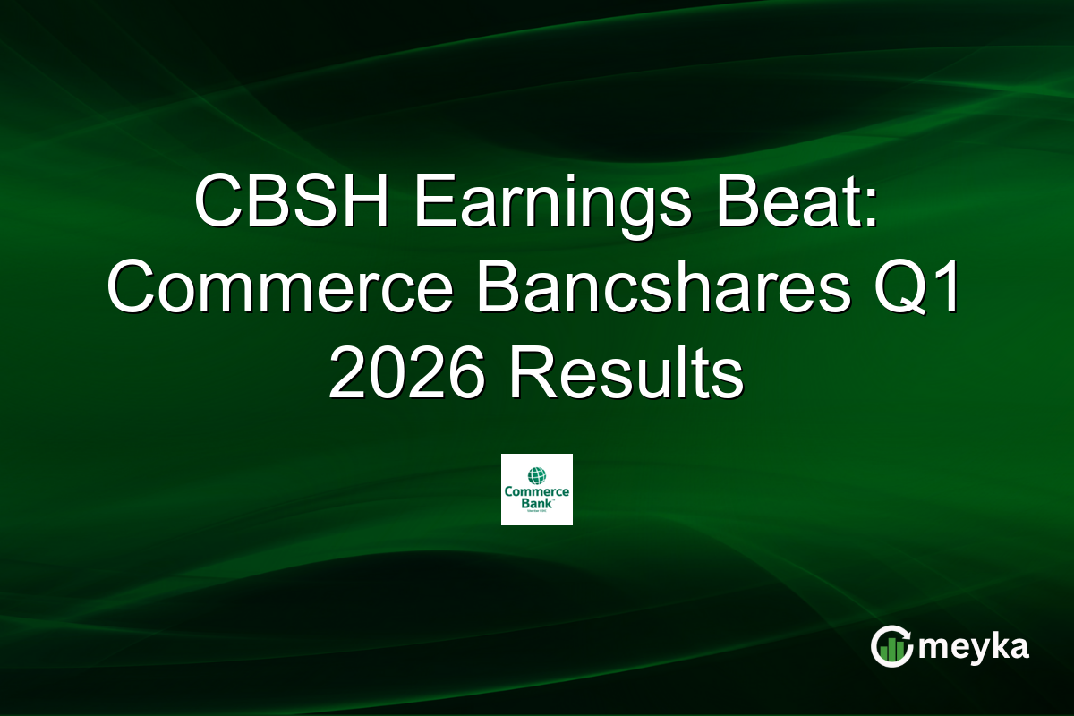 CBSH Earnings Beat: Commerce Bancshares Q1 2026 Results