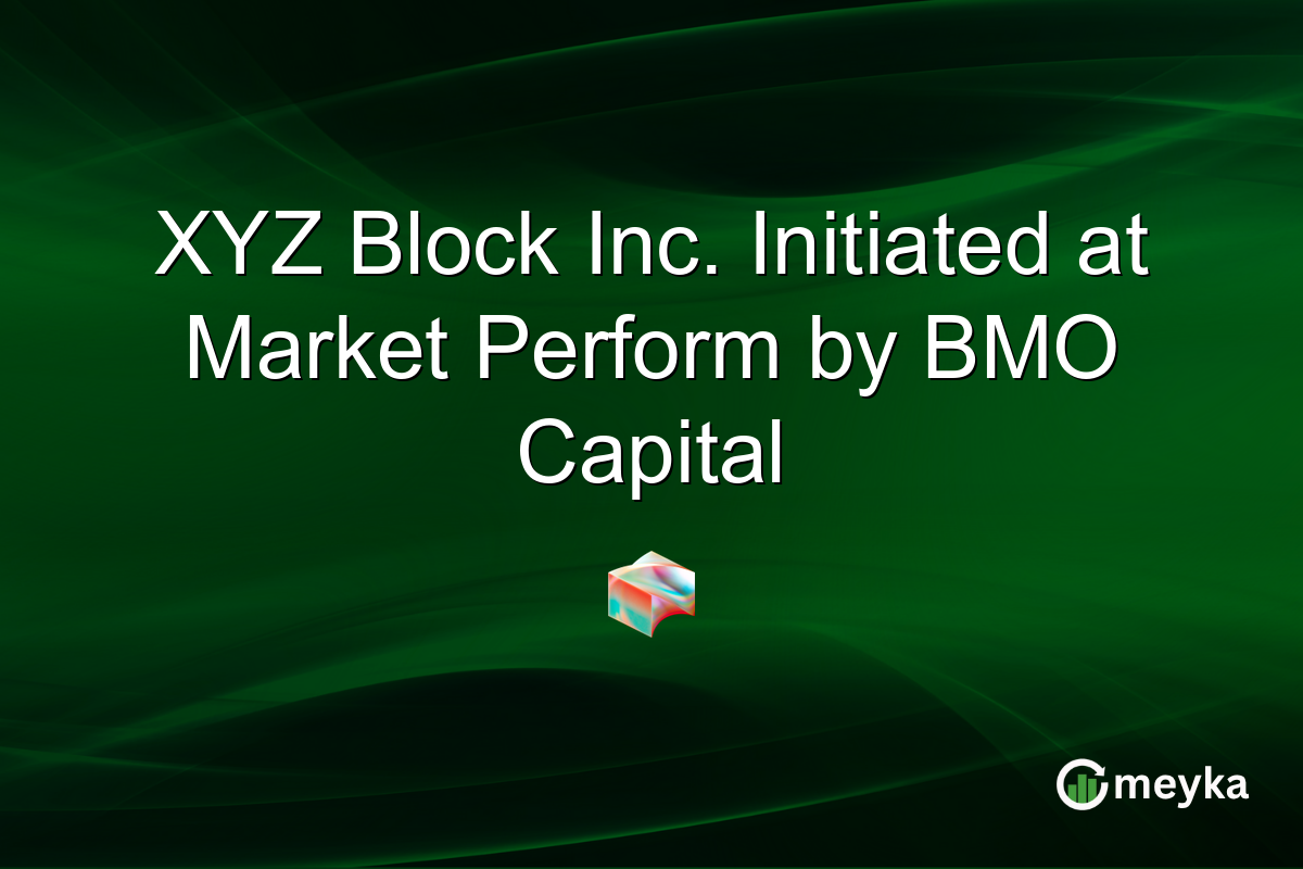 XYZ Block Inc. Initiated at Market Perform by BMO Capital
