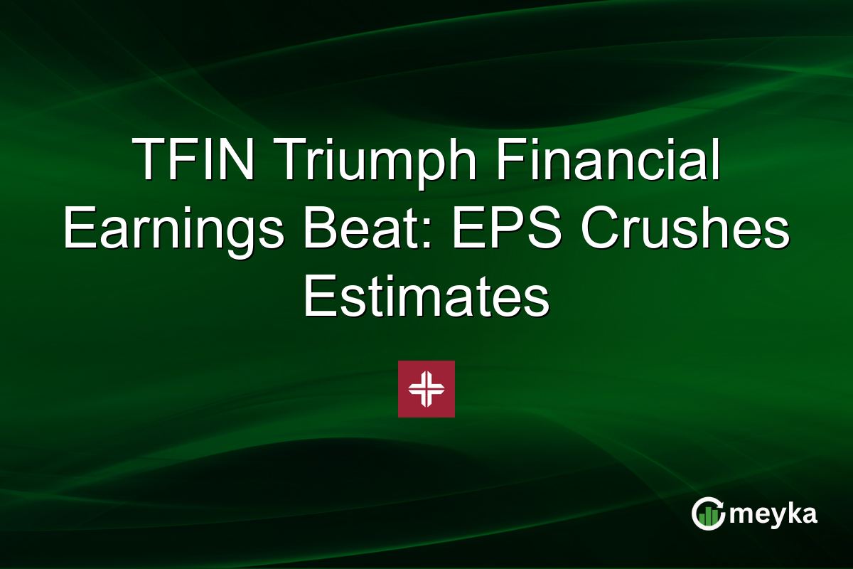 TFIN Triumph Financial Earnings Beat: EPS Crushes Estimates
