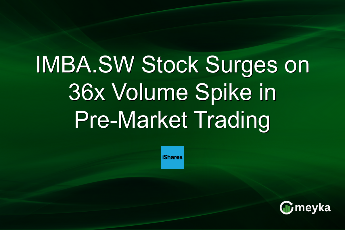IMBA.SW Stock Surges on 36x Volume Spike in Pre-Market Trading