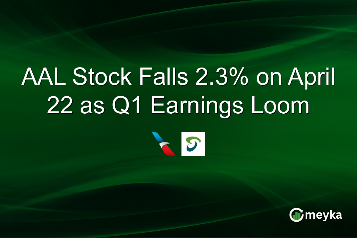AAL Stock Falls 2.3% on April 22 as Q1 Earnings Loom