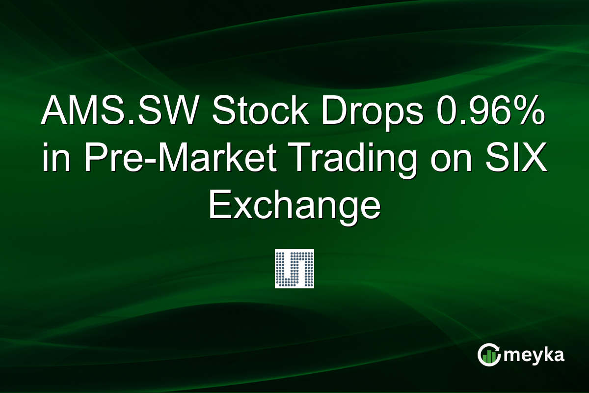 AMS.SW Stock Drops 0.96% in Pre-Market Trading on SIX Exchange