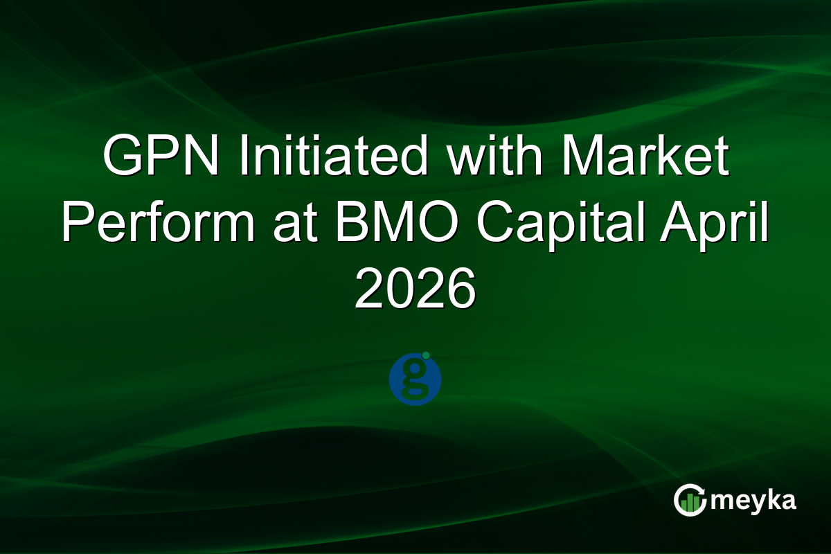 GPN Initiated with Market Perform at BMO Capital April 2026