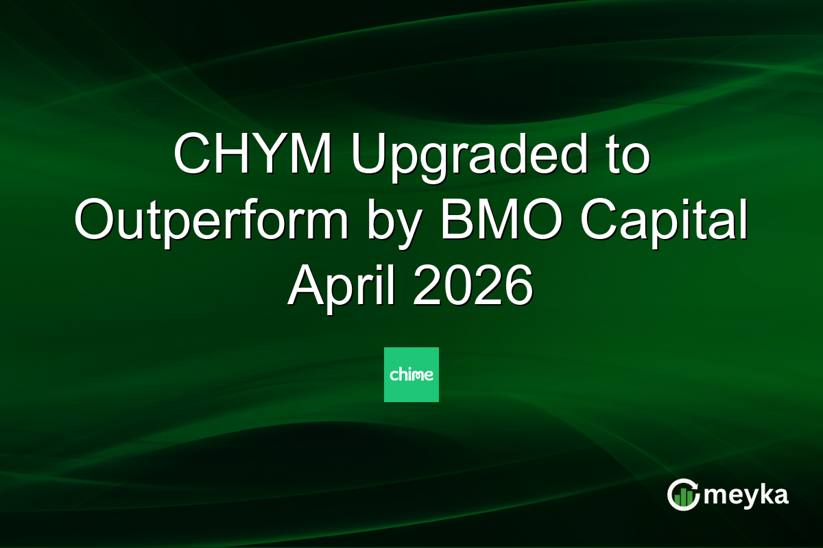 CHYM Upgraded to Outperform by BMO Capital April 2026