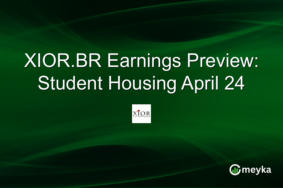 XIOR.BR Earnings Preview: Student Housing April 24
