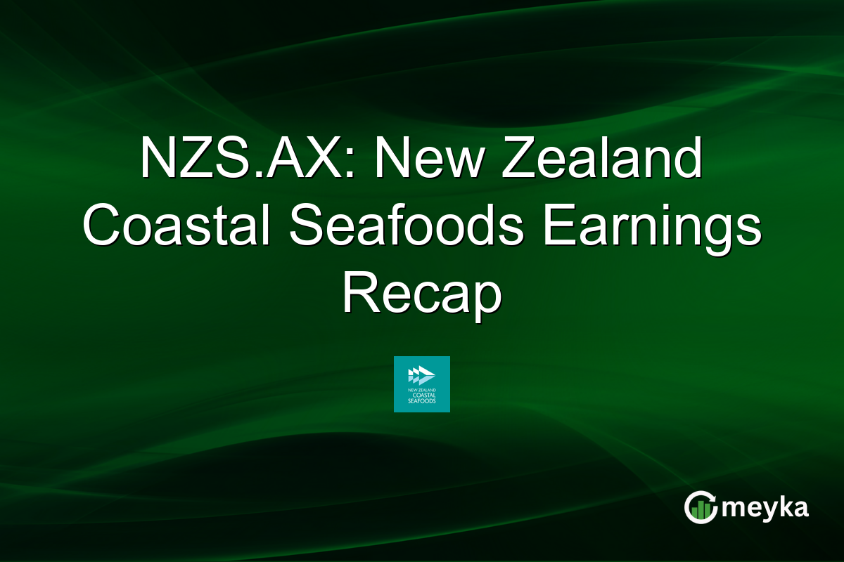 NZS.AX: New Zealand Coastal Seafoods Earnings Recap