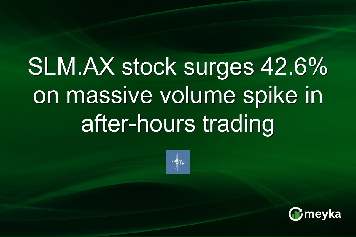 SLM.AX stock surges 42.6% on massive volume spike in after-hours trading