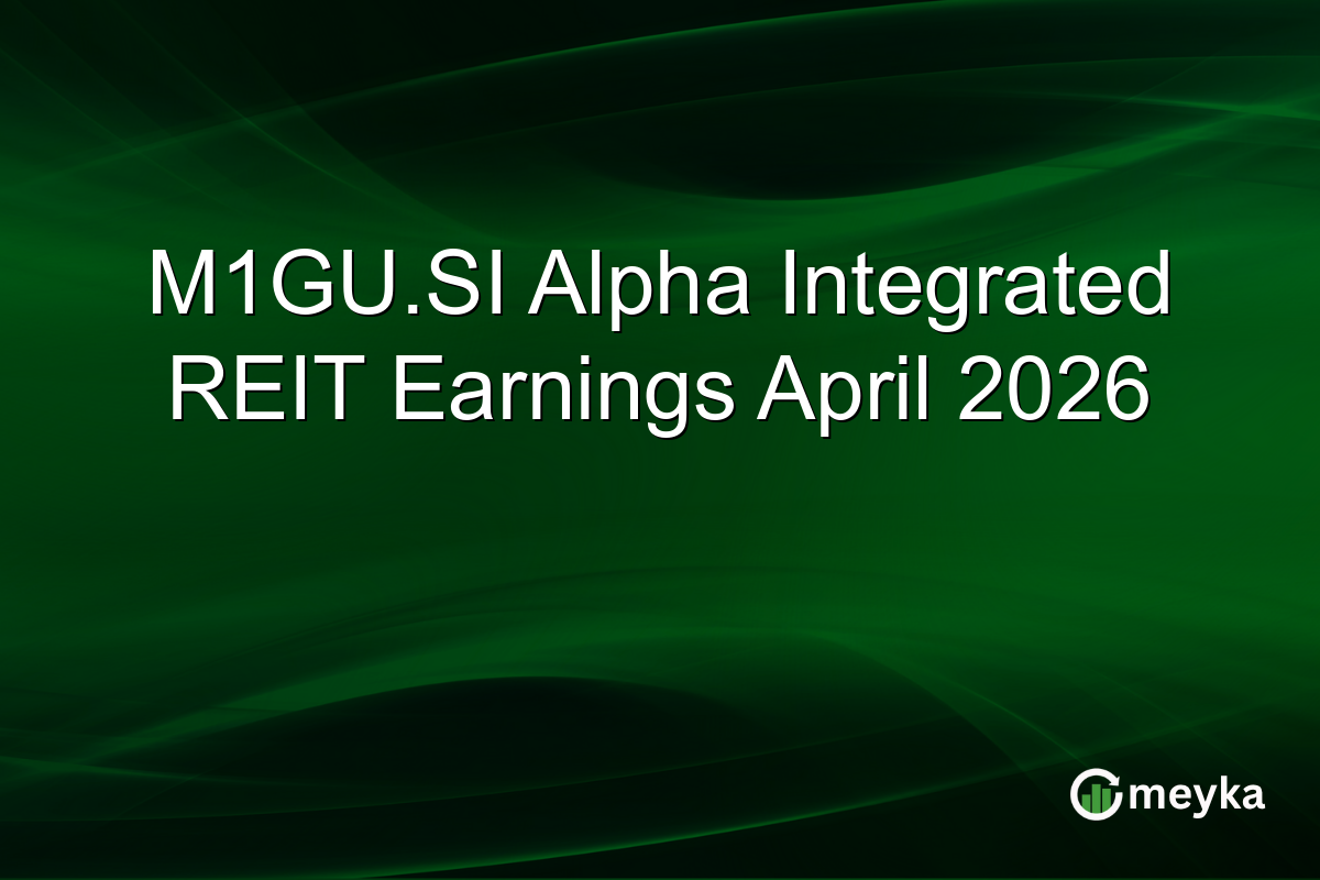 M1GU.SI Alpha Integrated REIT Earnings April 2026