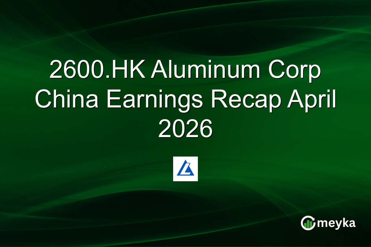 2600.HK Aluminum Corp China Earnings Recap April 2026
