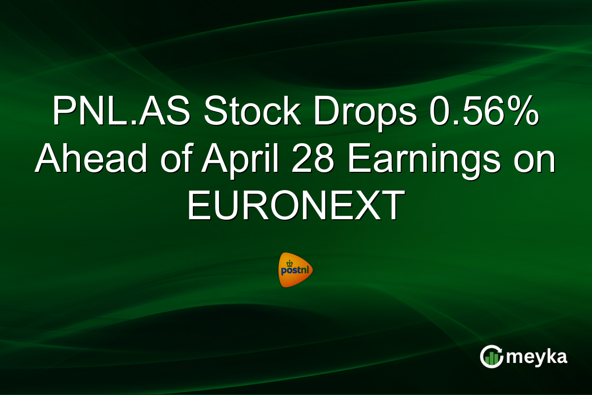 PNL.AS Stock Drops 0.56% Ahead of April 28 Earnings on EURONEXT