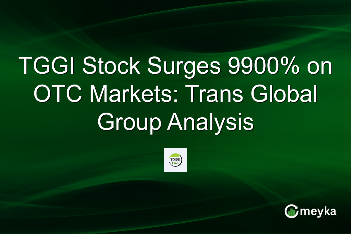 TGGI Stock Surges 9900% on OTC Markets: Trans Global Group Analysis