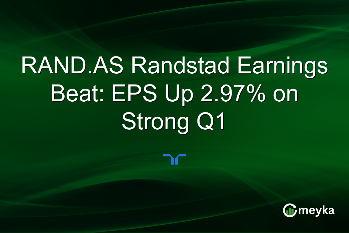 RAND.AS Randstad Earnings Beat: EPS Up 2.97% on Strong Q1