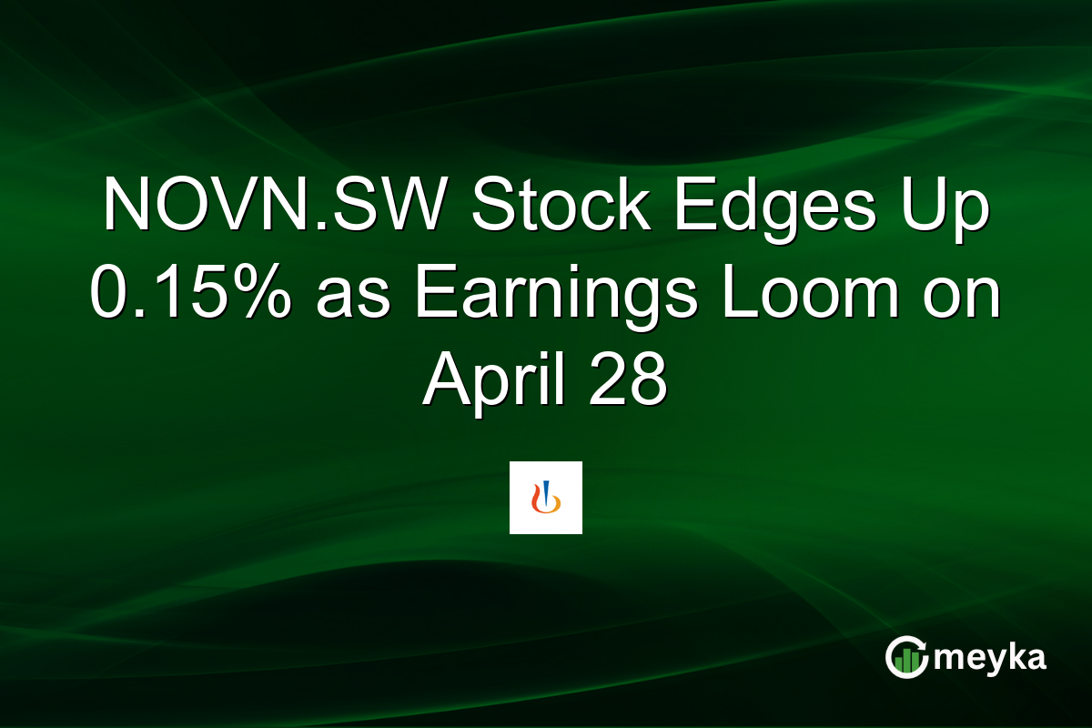 NOVN.SW Stock Edges Up 0.15% as Earnings Loom on April 28