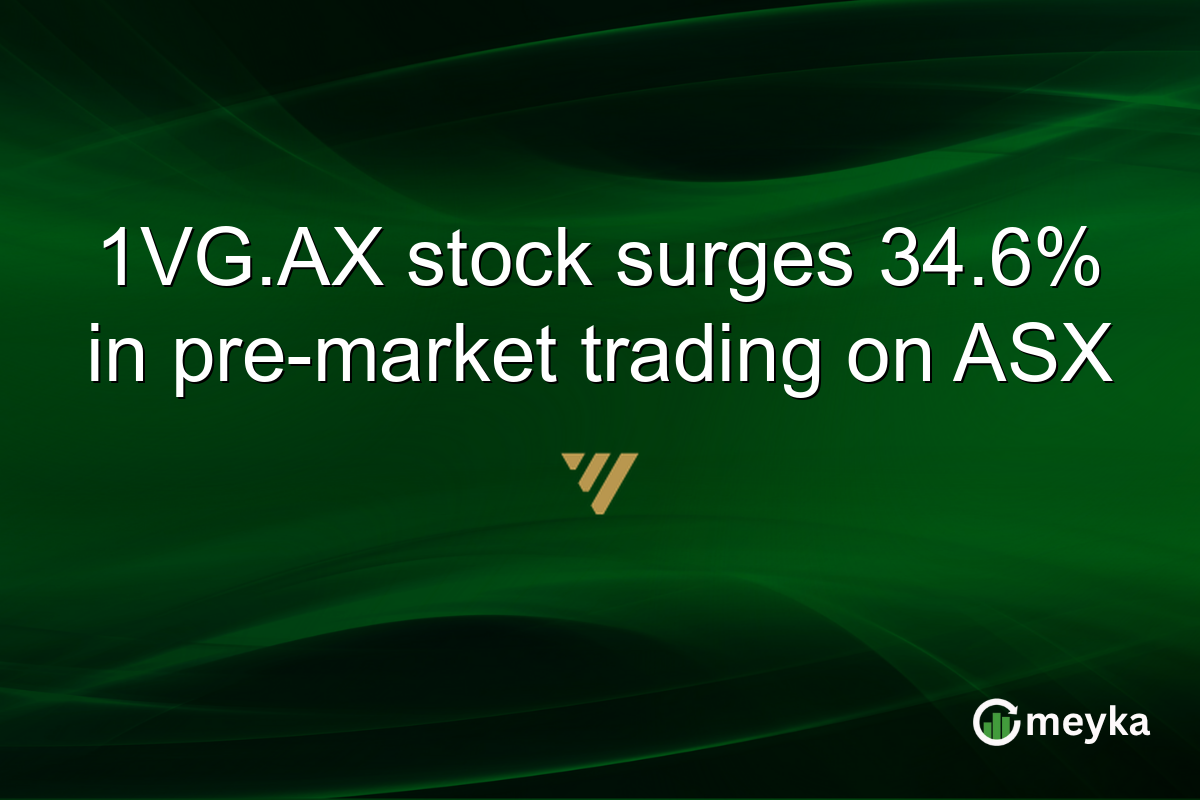 1VG.AX stock surges 34.6% in pre-market trading on ASX