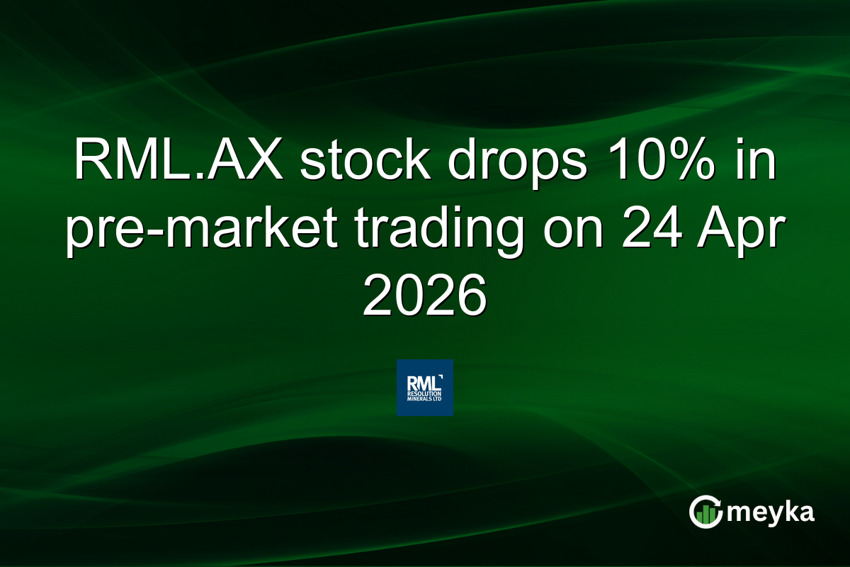 RML.AX stock drops 10% in pre-market trading on 24 Apr 2026