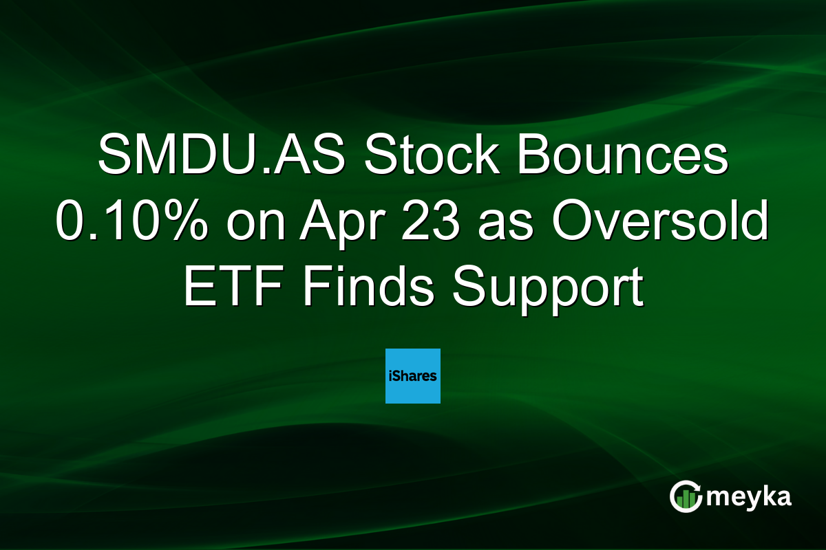 SMDU.AS Stock Bounces 0.10% on Apr 23 as Oversold ETF Finds Support